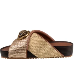 Kurt Geiger London Chelsea cross strap Slippers