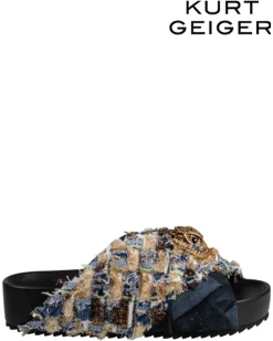 Kurt Geiger London Chelsea cross strap Slippers