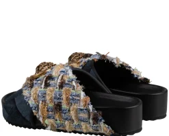 Kurt Geiger London Chelsea cross strap Slippers