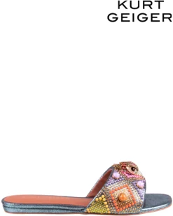 Kurt Geiger London Kensington flat jewel Slippers