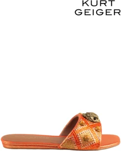 Kurt Geiger London Kensington flat jewel Slippers