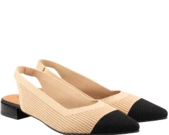 Miss Elastic Bay Slingbacks