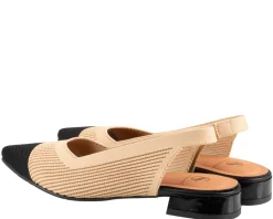 Miss Elastic Bay Slingbacks