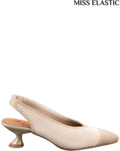 Miss Elastic Reine Slingbacks