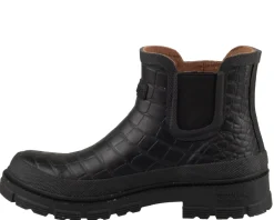 Woden Liv Croco enkellaarzen